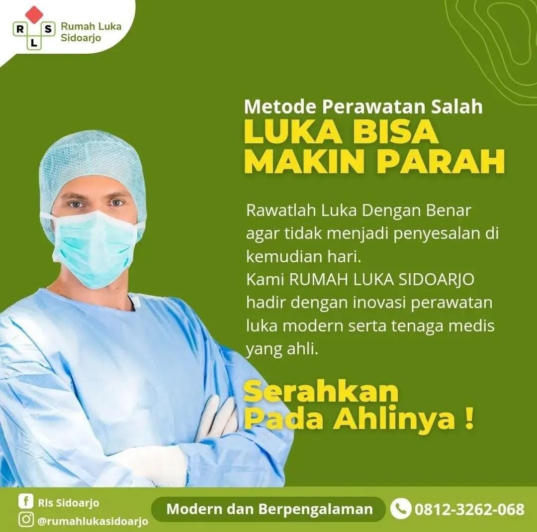 Rumah Rawat Luka di Sidoarjo