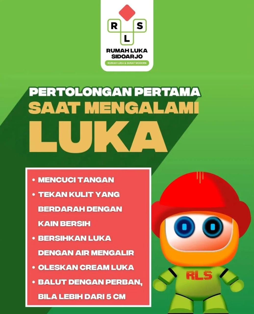 Home Care Luka Bernanah Sidoarjo